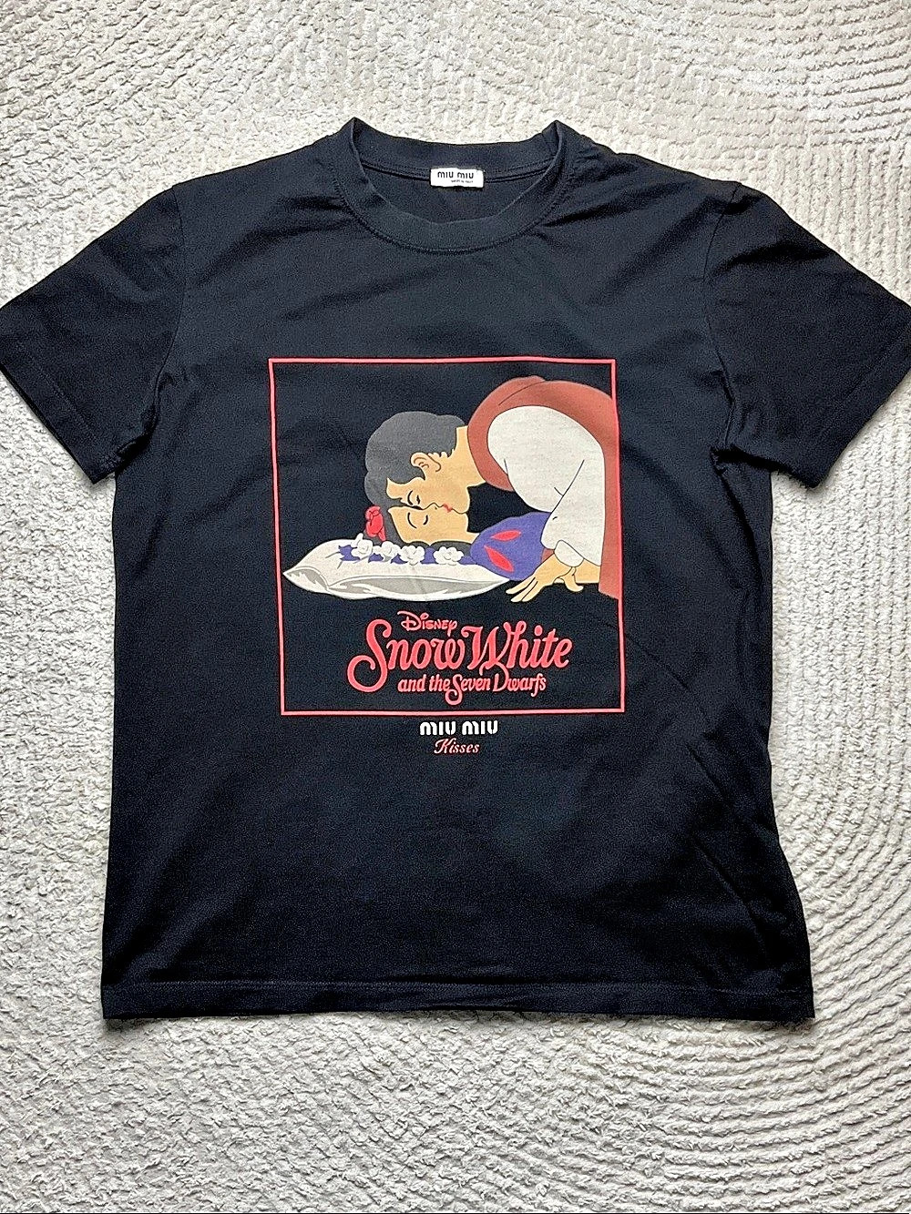 Miu Miu Kisses Snow White T-shirt Year 2020 Size Small
